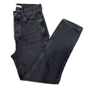 Pacsun Ultra High Rise Slim Jeans in Black Wash